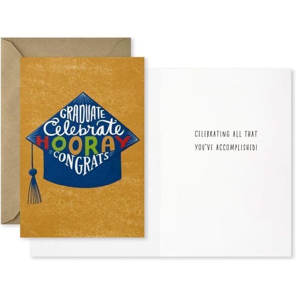 Hallmark Graduation Cards Assortment (12 Cards w/ Envelopes, 4 Designs) Congrats - Picture 5 of 10